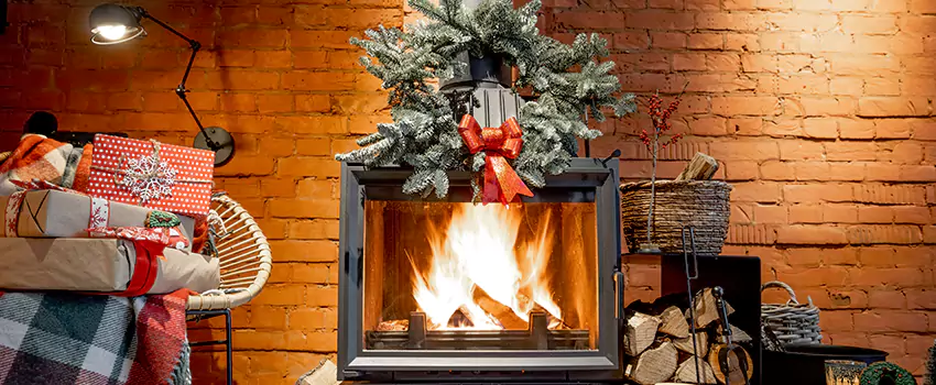 Travis Industries Linear Gas Fireplace Installation in Oxon Hill, Maryland