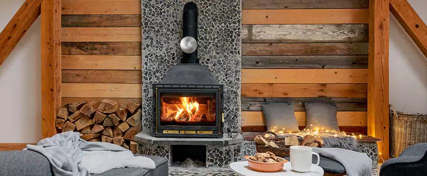 Thelin Hearth Products Direct Vent Gas Stove Fireplace Inspection in Oxon Hill, Maryland